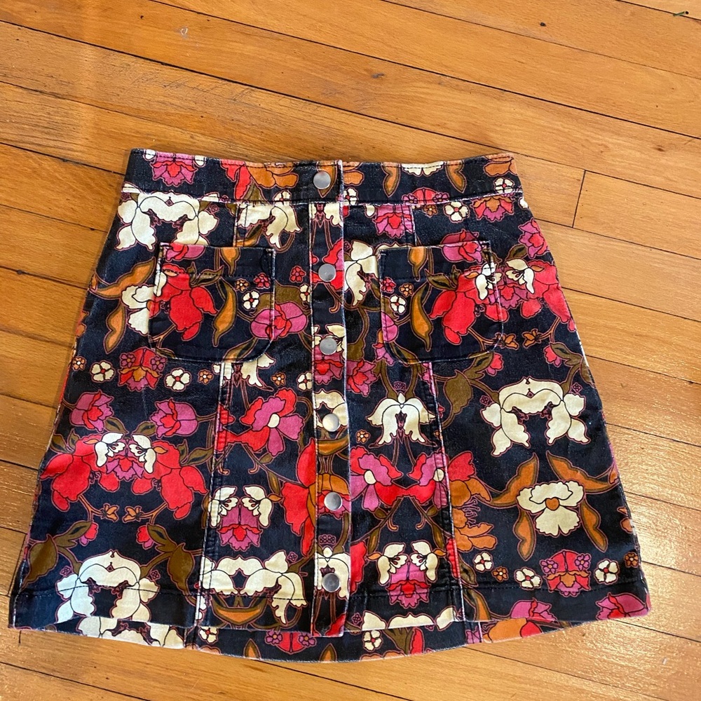 Urban outfitters floral skirt